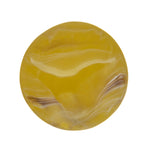 18mm Matte Marble Lemon Yellow Round Cabochons