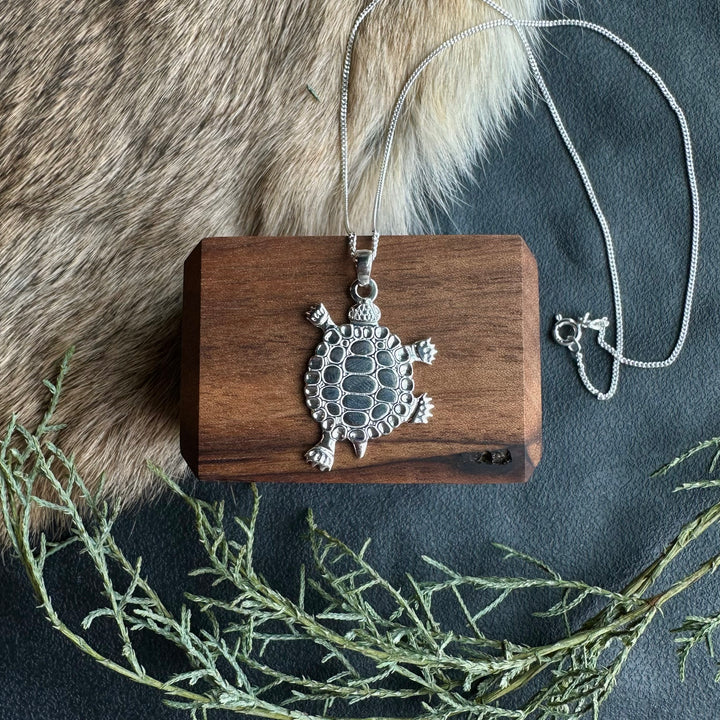 Medicine Bear Arts Turtle Teachings Earrings & Pendant