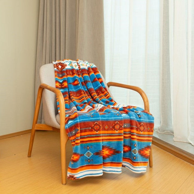 Nu Trendz Fleece Throw Skipping Stones 46X60