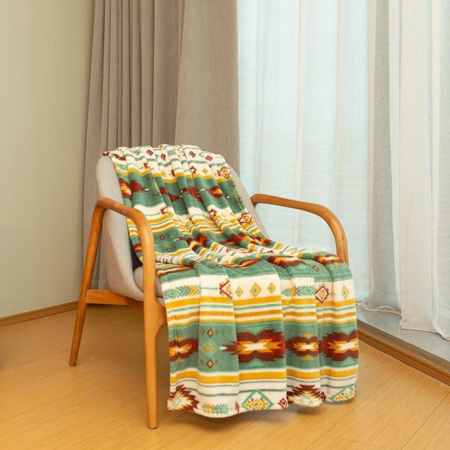 Nu Trendz Fleece Throw Skipping Stones 46X60