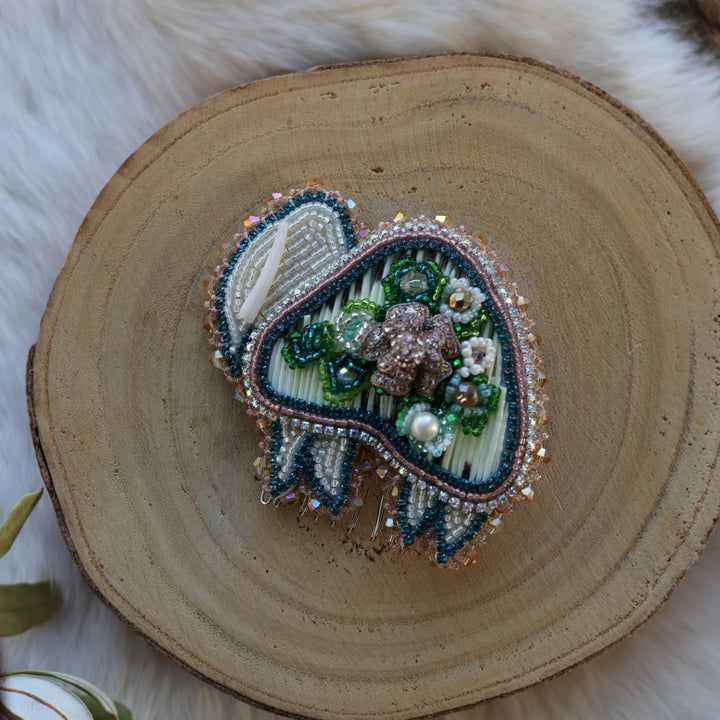 Mercedes G. Bison Hair Clip