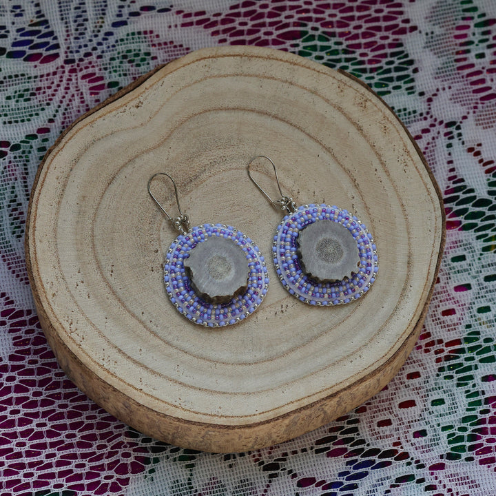 Feline Fancy Eh Ancestral Antler Beaded Earrings