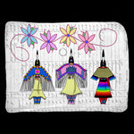 Native Anthro Dancing Ladies Ledger Blanket