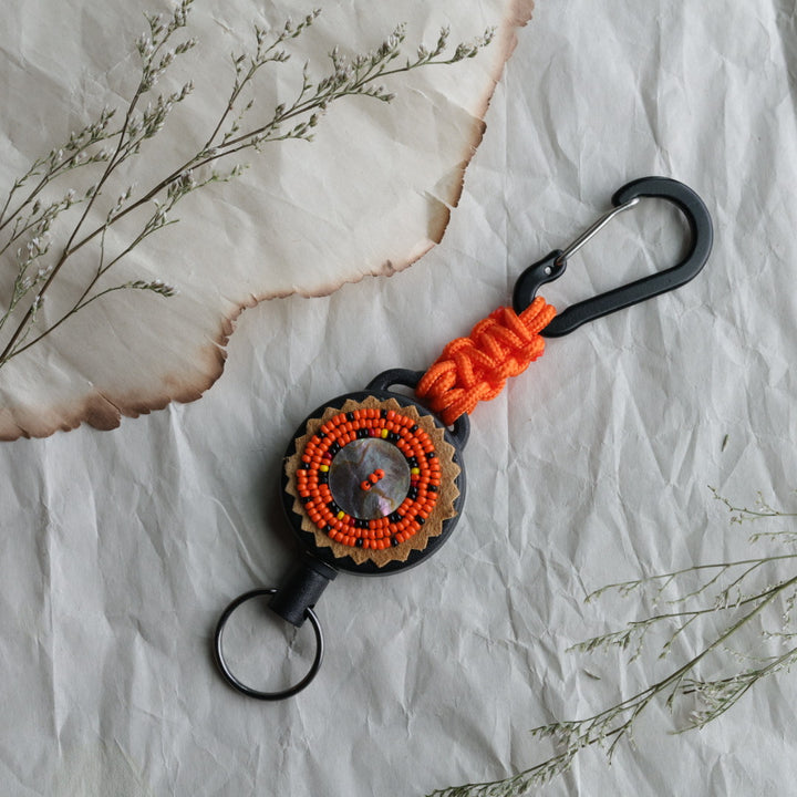 TLee Beads Beaded Retractable Badge Reels