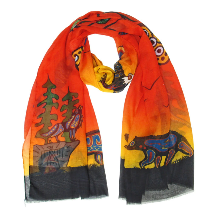 Oscardo Seven Grandfather Teachings Eco Scarf