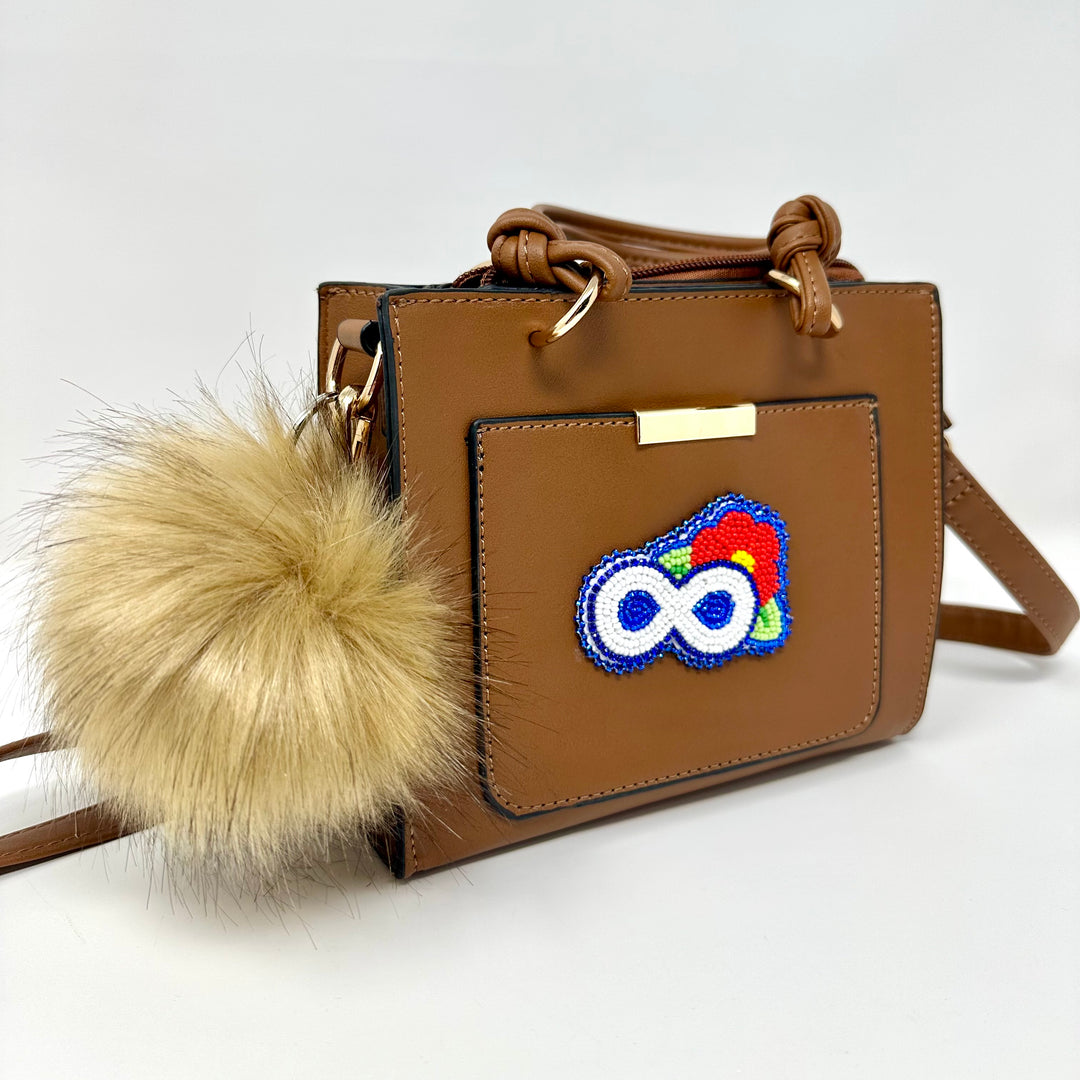 Pauline M. Purse with Beaded Métis Embellishment