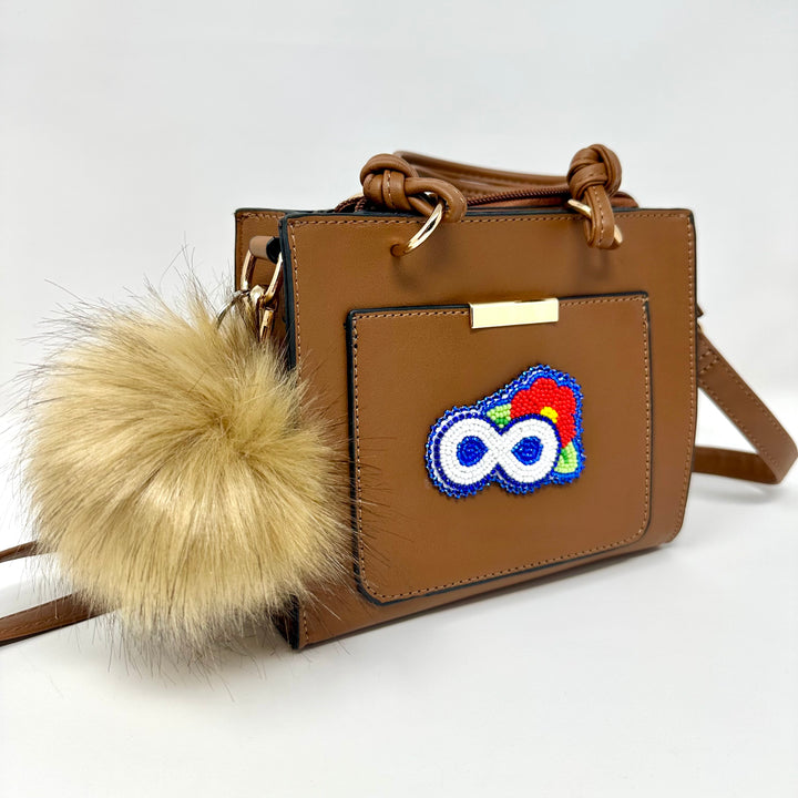 Pauline M. Purse with Beaded Métis Embellishment