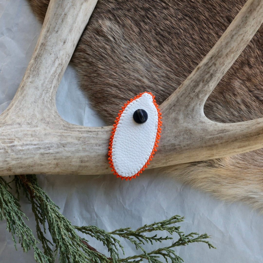 Keegan W. Beaded Feather Pins