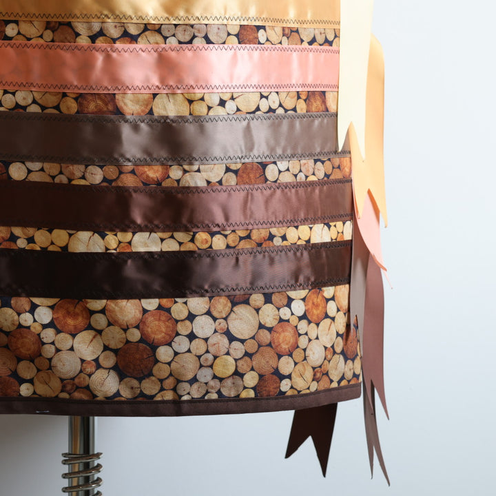Vi's CREE-ations Wood Ribbon Skirt