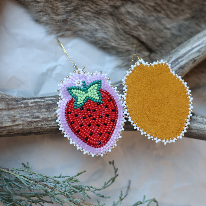Keegan W. Strawberry Drop Earrings
