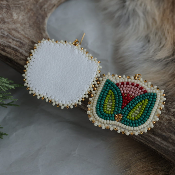 Keegan W. Tulip Beaded Earrings