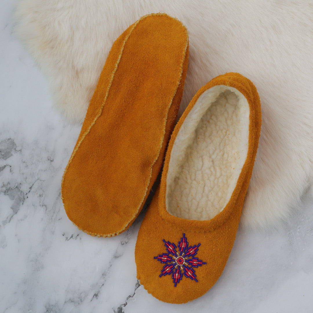 T.Sullivan Size 9 Women Blue Snowflake Ballerina Slippers