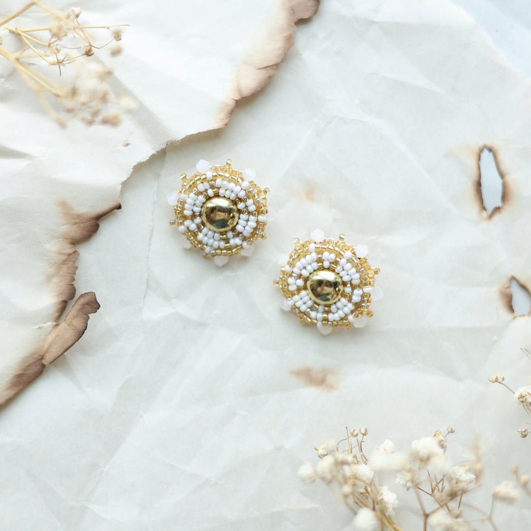 TLee Beads Large Beaded Studs