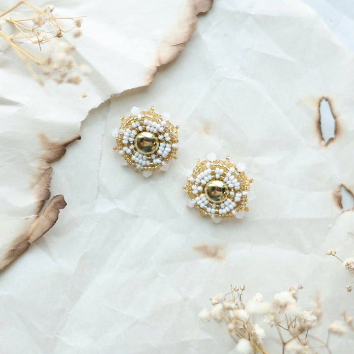 TLee Beads Large Beaded Studs