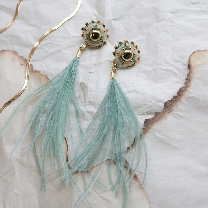 TLee Beads Teal Beaded Set