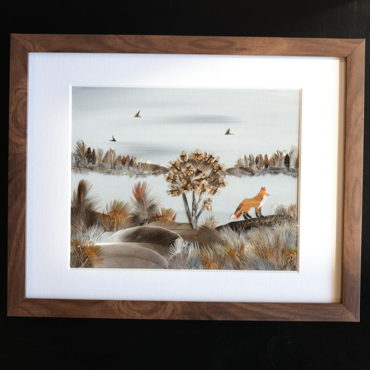 Shannon Dunn 12"x15" Fox Feather Artwork
