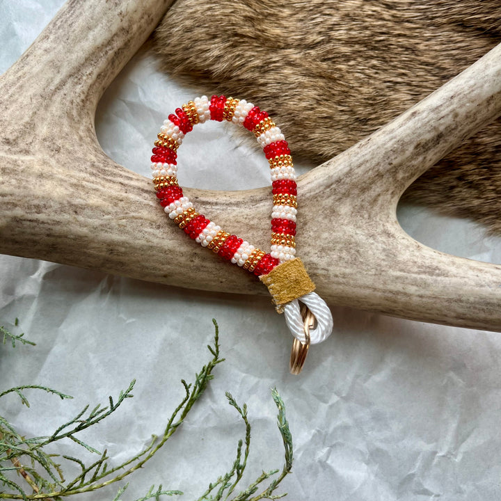 Keegan W. Striped Tiny Finger Lanyards