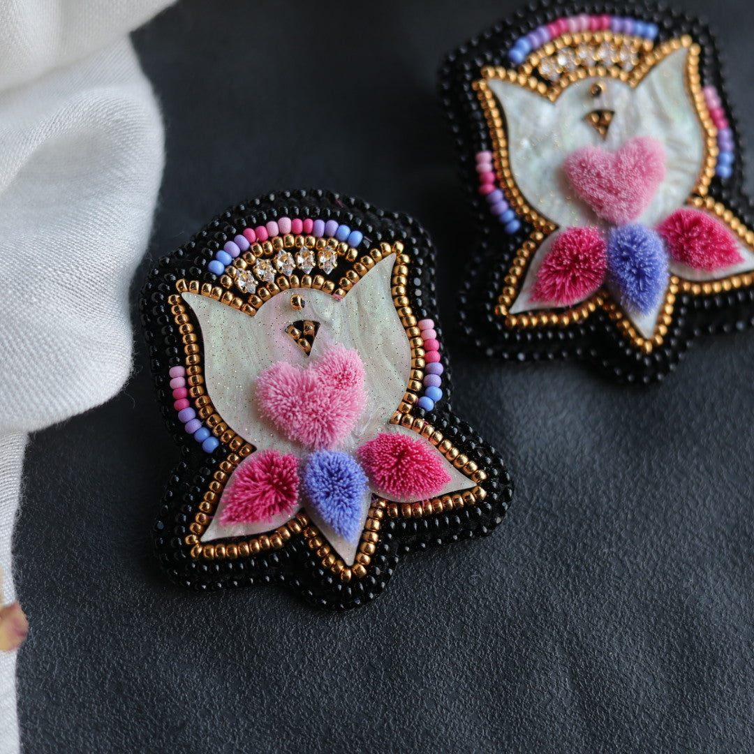 Beth Rose Designs Tulip Tufted Earrings