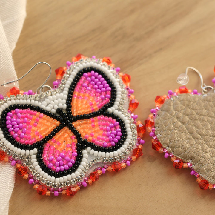 Nikki P. Neon Butterfly Earrings