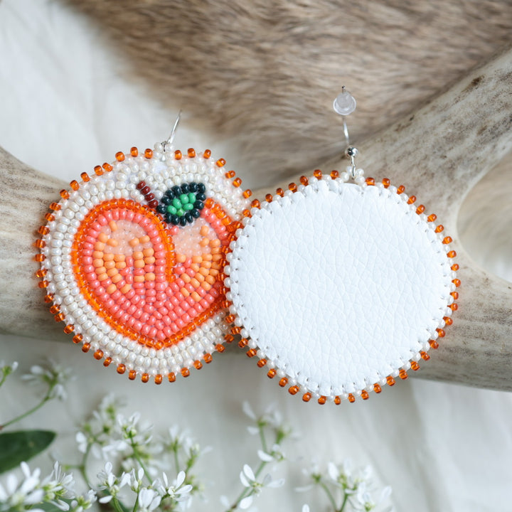 Keegan W. Peachy Beaded Earrings