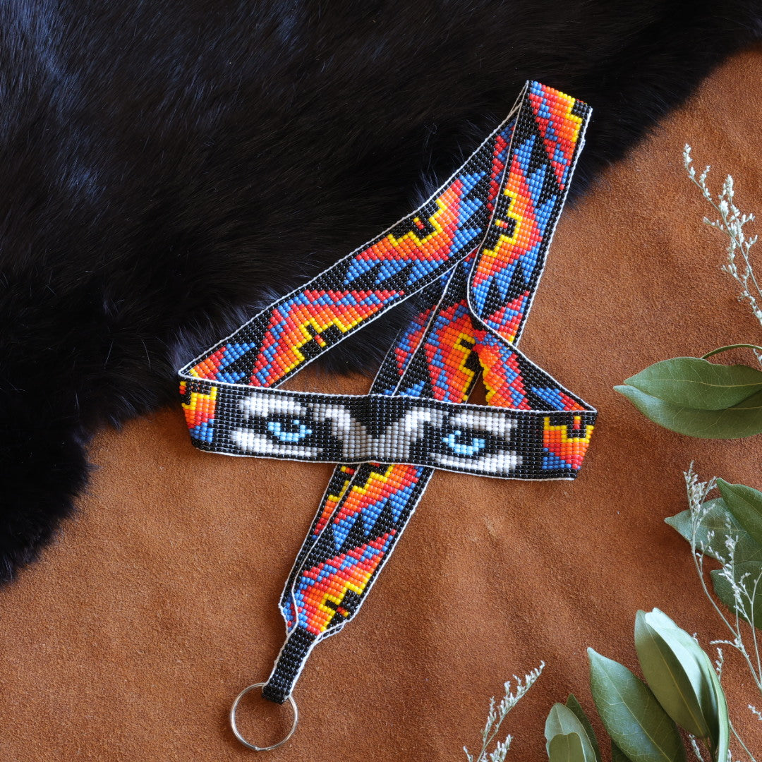 Garrett D. 1" Wide Loomed Neck Lanyard