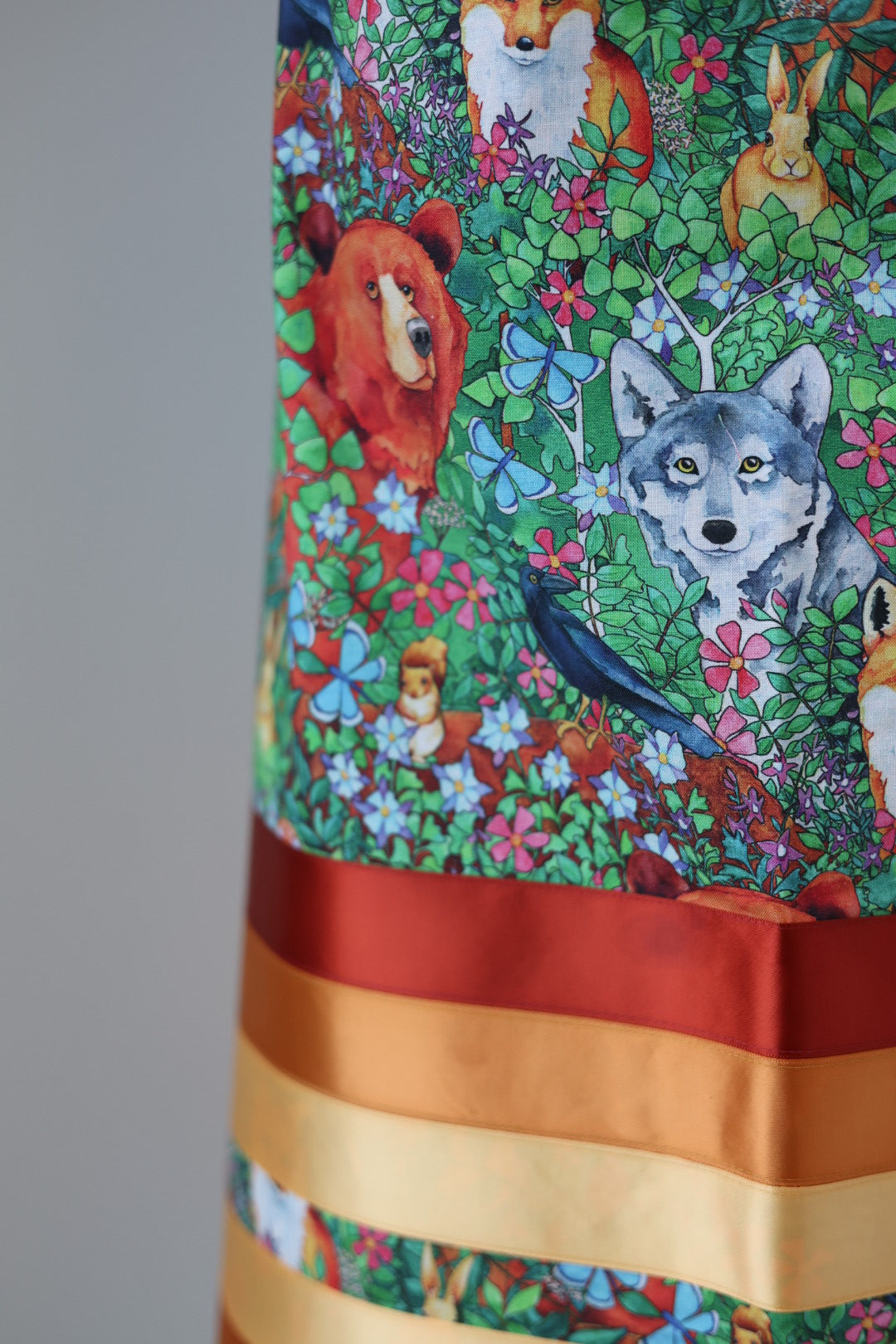 Adeline C. Forest Animals Ribbon Skirt