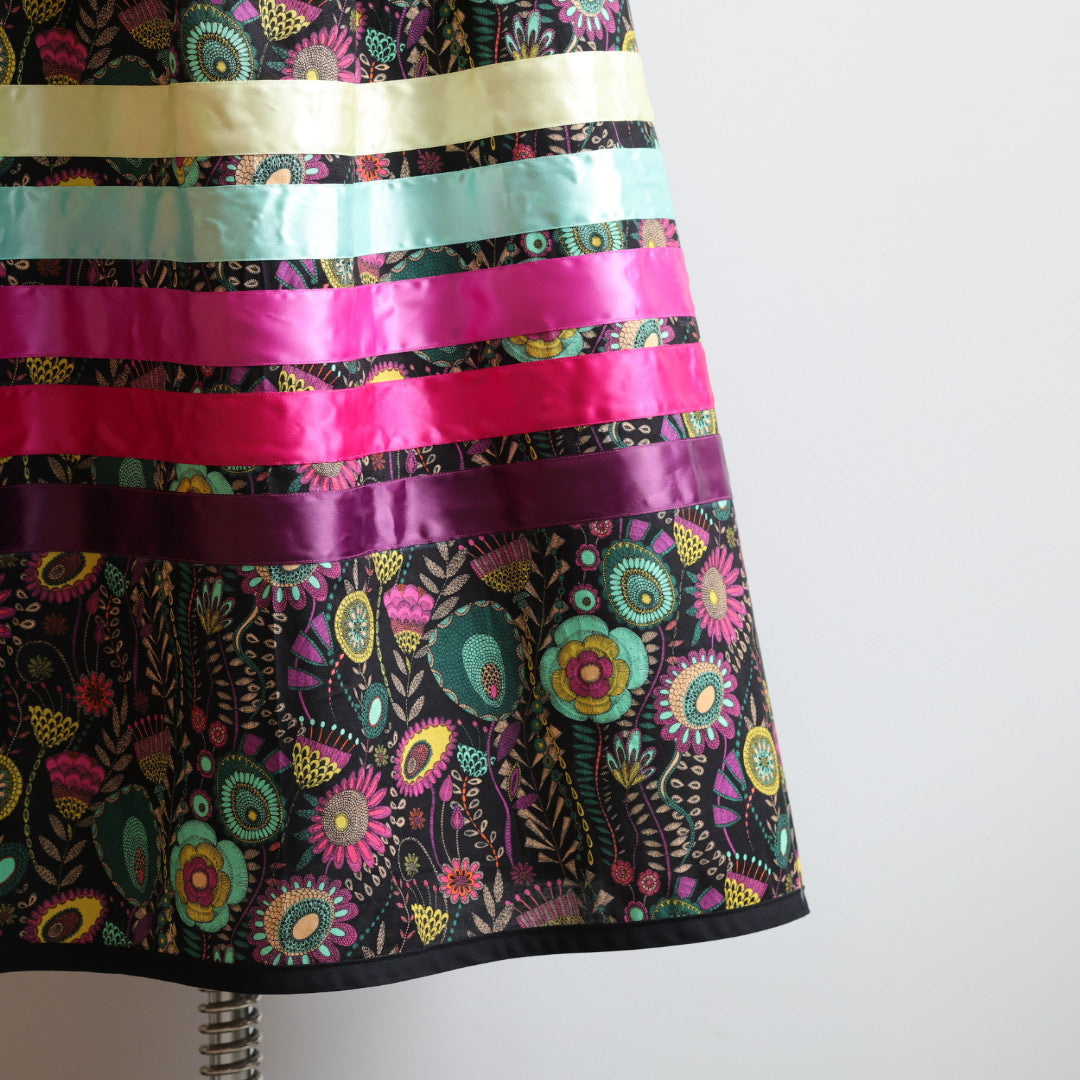 Phoenyx Designs Midnight Garden Ribbon Skirt