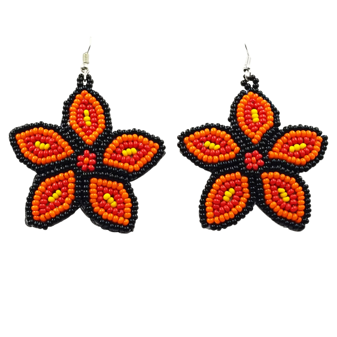 Tribal Roots Floral Medallion Earrings