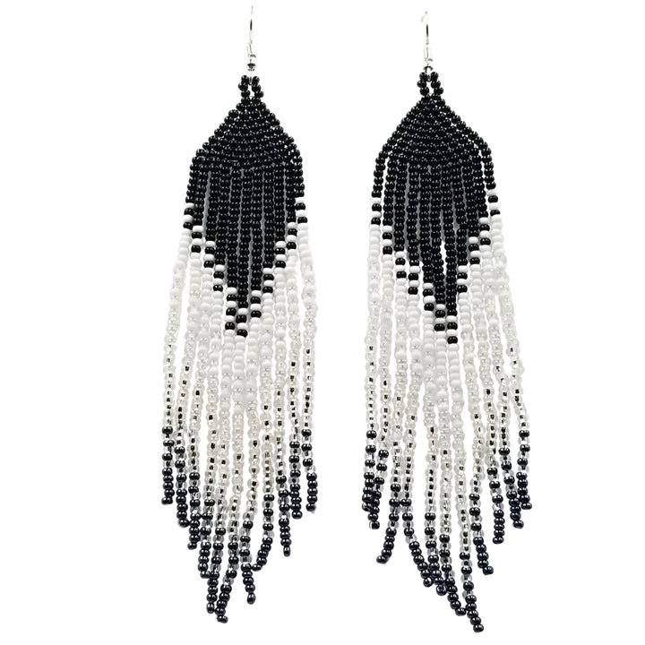 Tribal Roots Ombre Finge Earrings