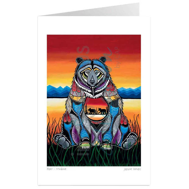 CAP Bear- Mukwa Framed Art Print