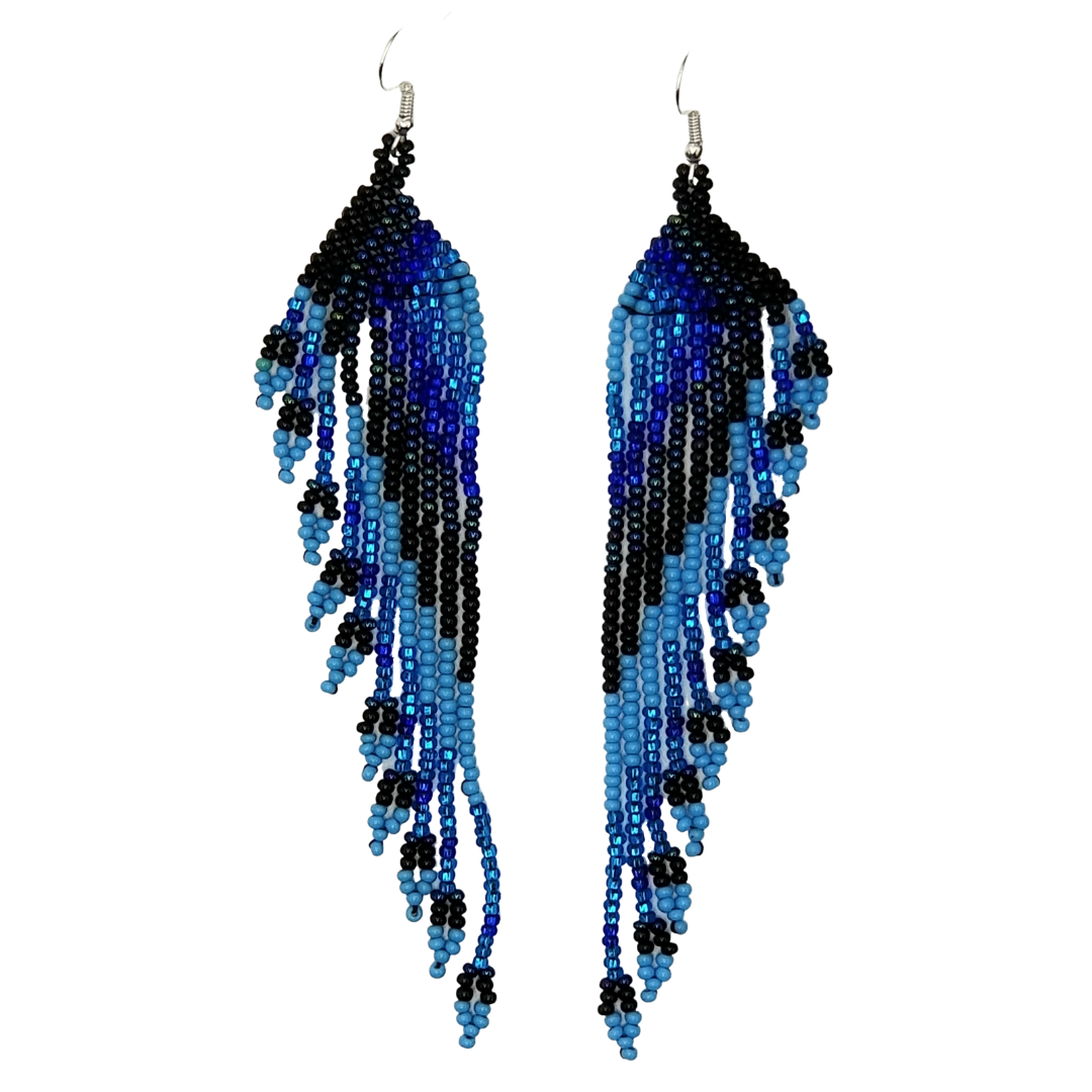 Tribal Roots Cascade Fringe Earrings