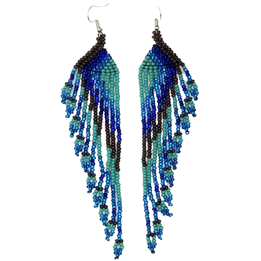 Tribal Roots Cascade Fringe Earrings