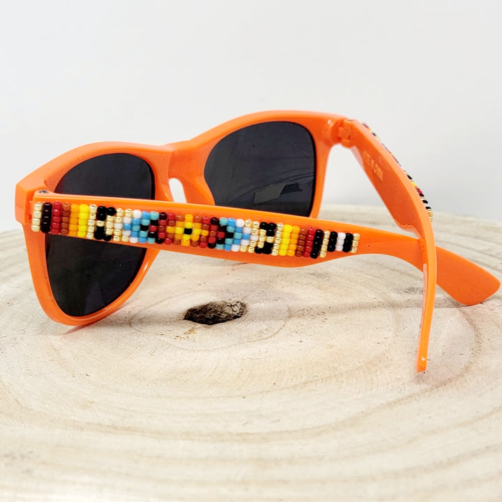 Rebelina Wayfarer Beaded Sunglasses