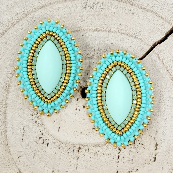 Beth Rose Designs Oval Earrings