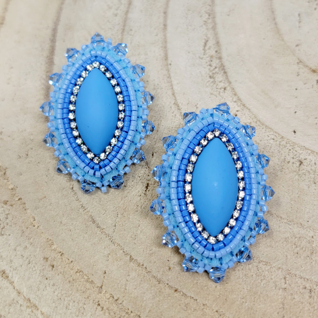 Beth Rose Designs Oval Earrings