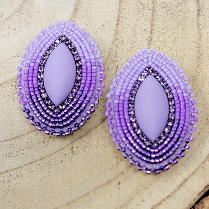 Beth Rose Designs Oval Earrings