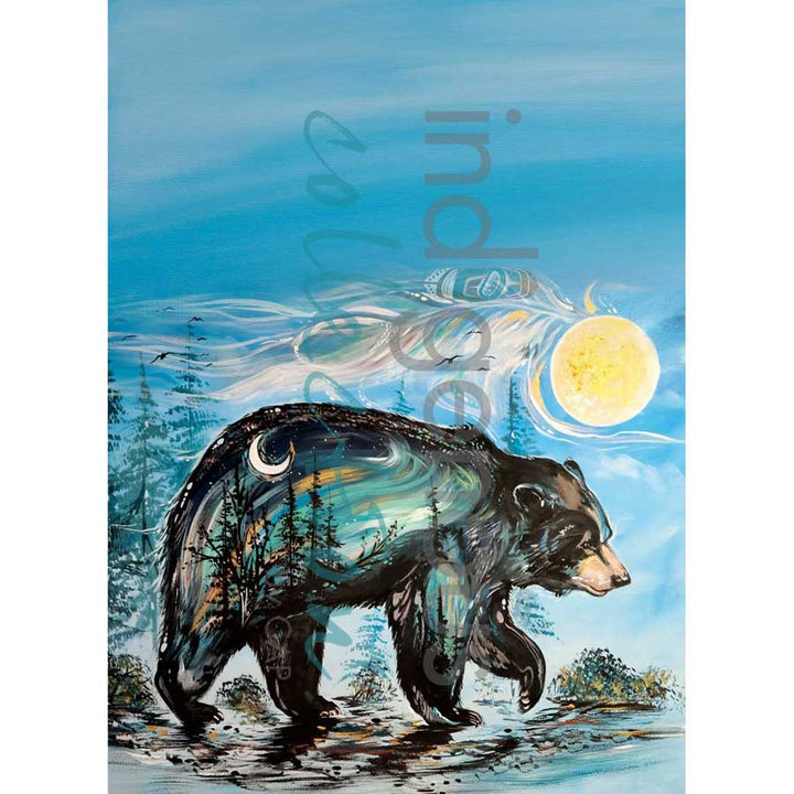 CAP A Bear's Journey Microfiber Tea Towel