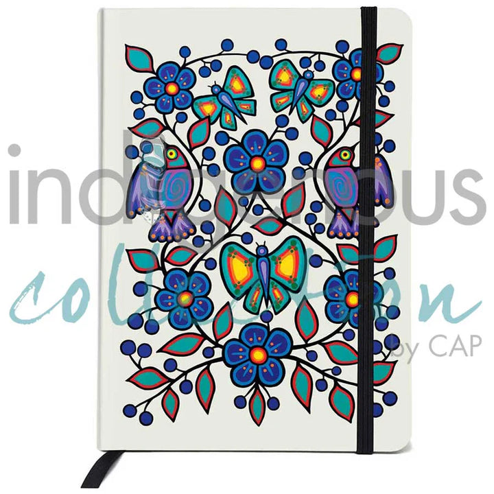 CAP White Floral Art Journal