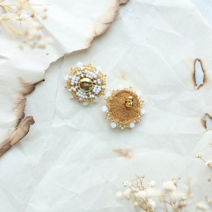 TLee Beads Large Beaded Studs