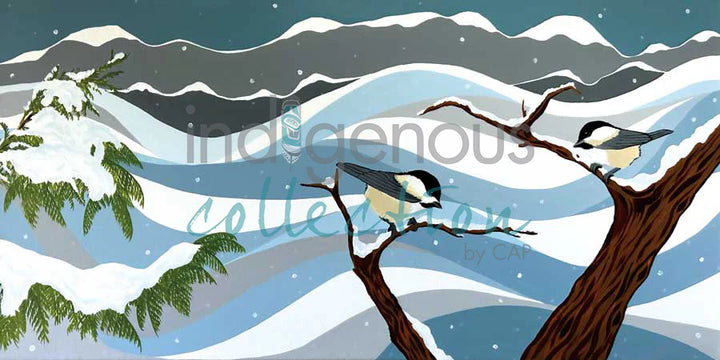 CAP Snowdrifts Framed Art Print