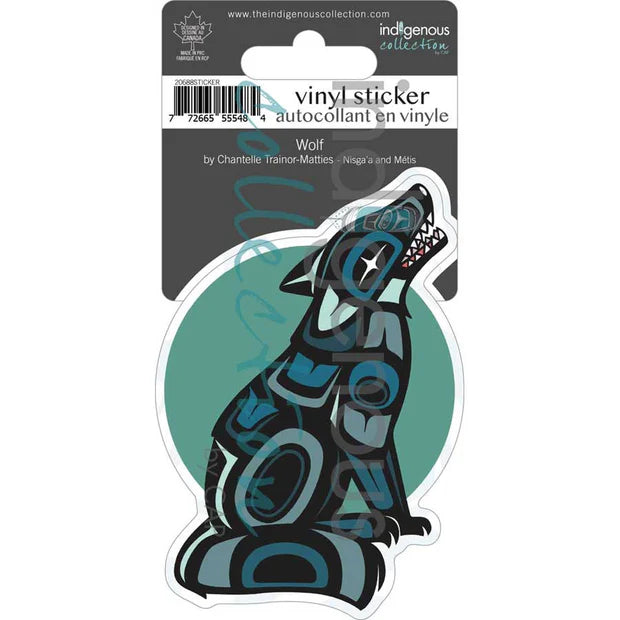 CAP Wolf Vinyl Sticker