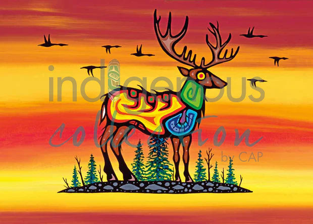 CAP Caribou Framed Art Print