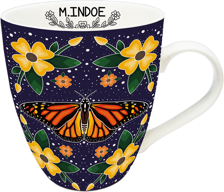 CAP Monarch Butterfly Ceramic Mug