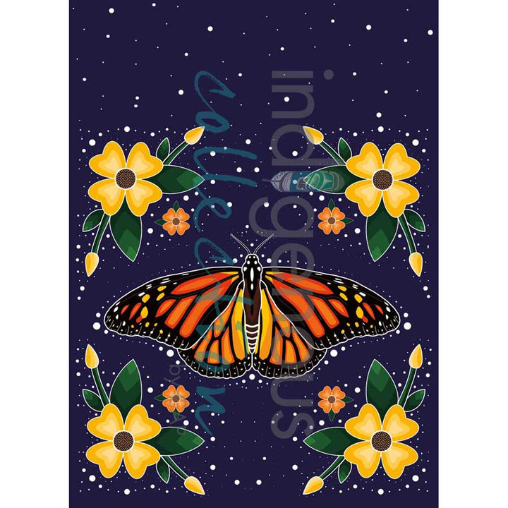CAP Monarch Butterfly Microfibre Tea Towel