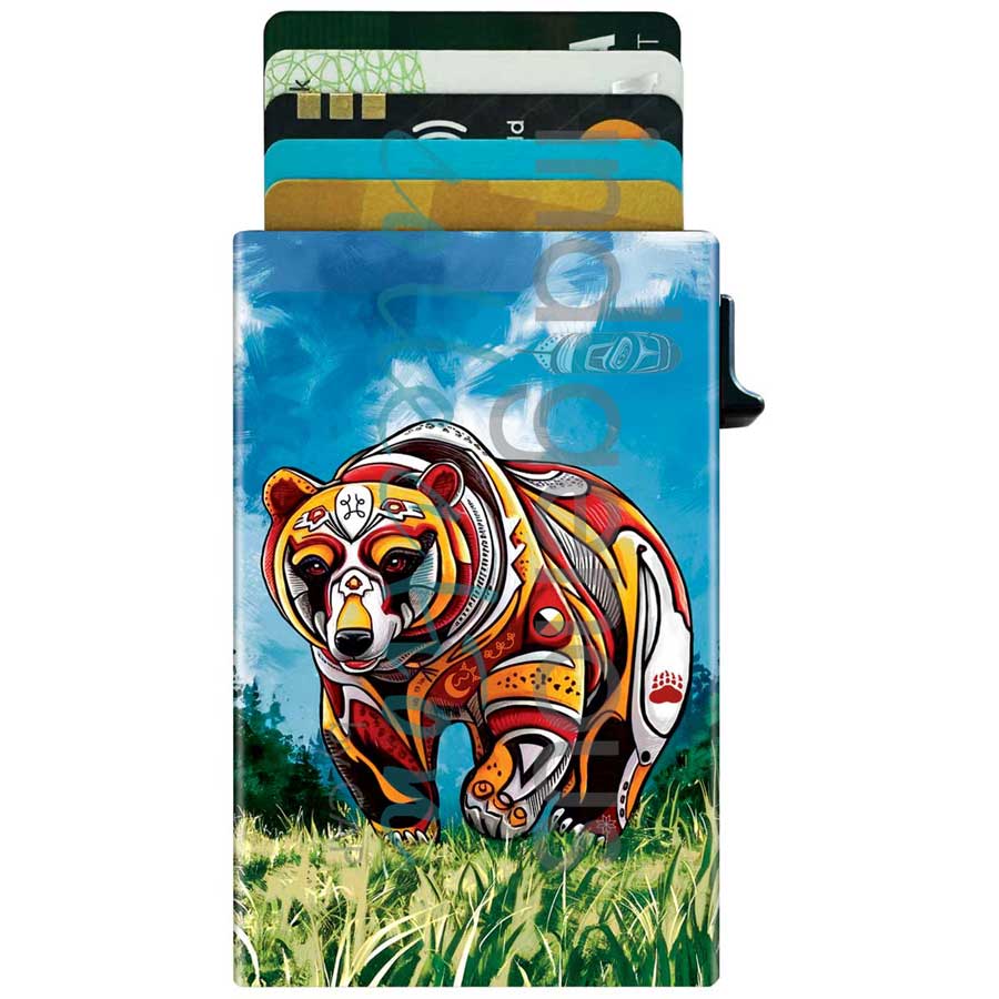 CAP Spirit Bear Metal Card Holder