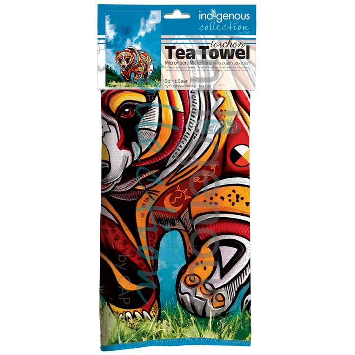 CAP Spirit Bear Microfibre Tea Towel