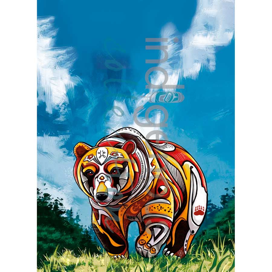 CAP Spirit Bear Microfibre Tea Towel