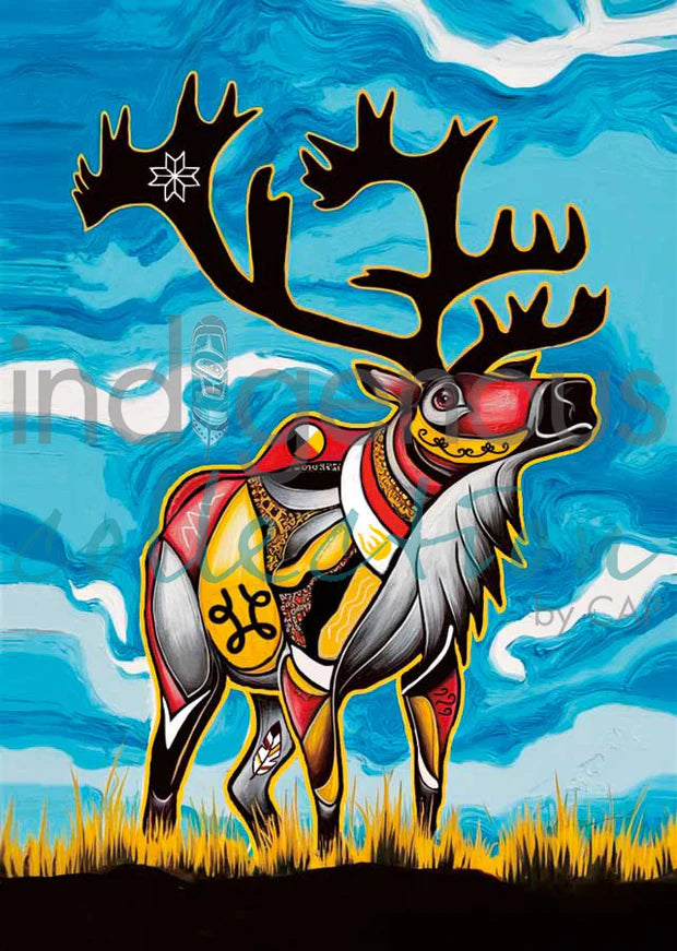 CAP Spirit Caribou Framed Art Print