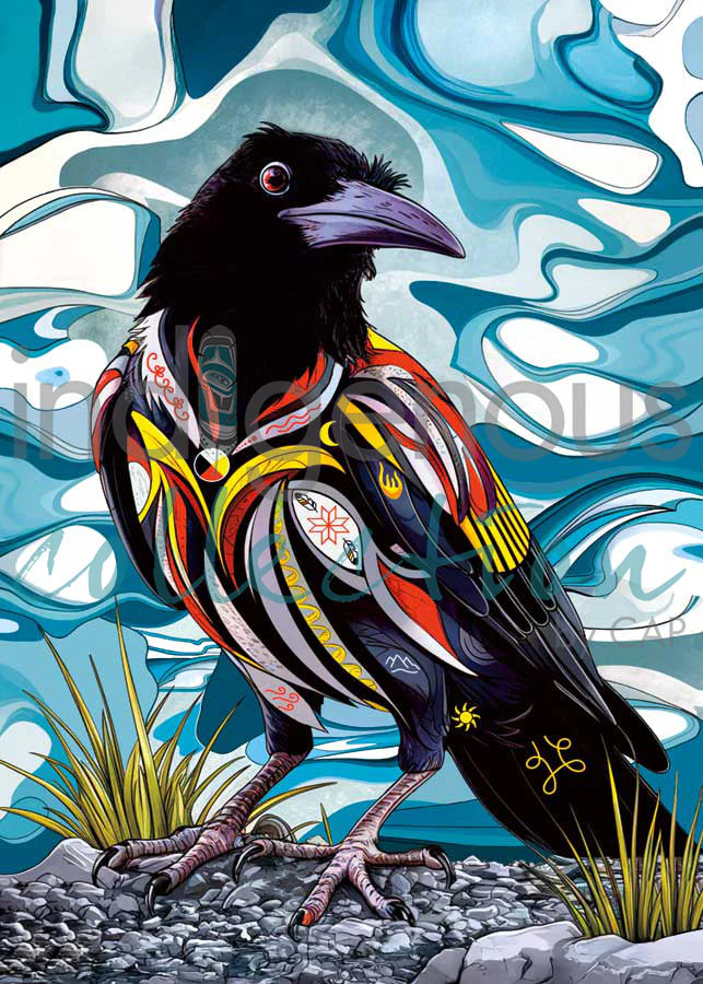 CAP Spirit Crow Art Plaque