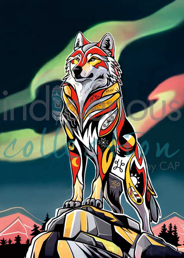 CAP Spirit Wolf Art Plaque